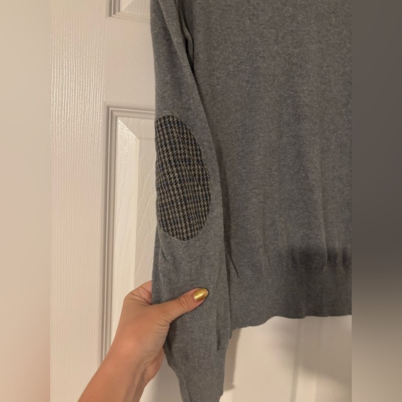 The Savile Row Company London Mens 1/4 Zip Pull Over in Gray - Size Small - Picture 2 of 5